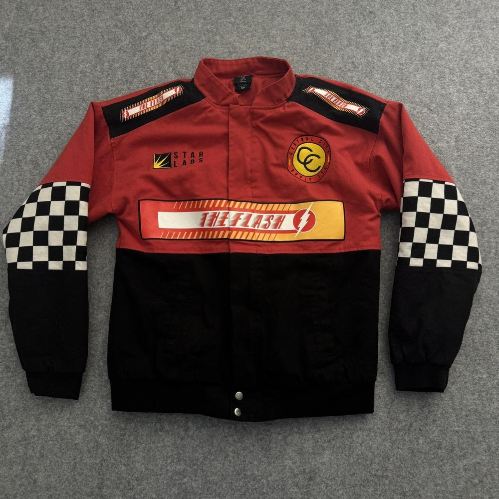 DC Comics The Flash Racing Jacket Sz. Small